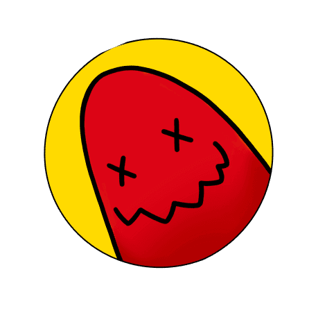 Yellow cartoon character